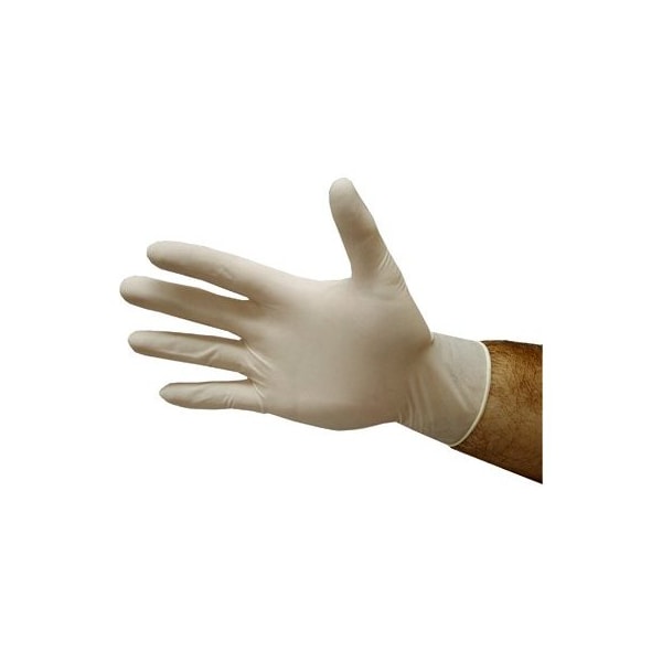 Neogenrporation Ideal, Latex Disposable Gloves, 4 mil Palm , Latex, Powder-Free, L, 100 PK AT300PF-L - main